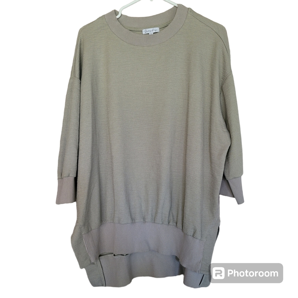 Sage Green Slouchy Sweatshirt Size Small Saving Paige
